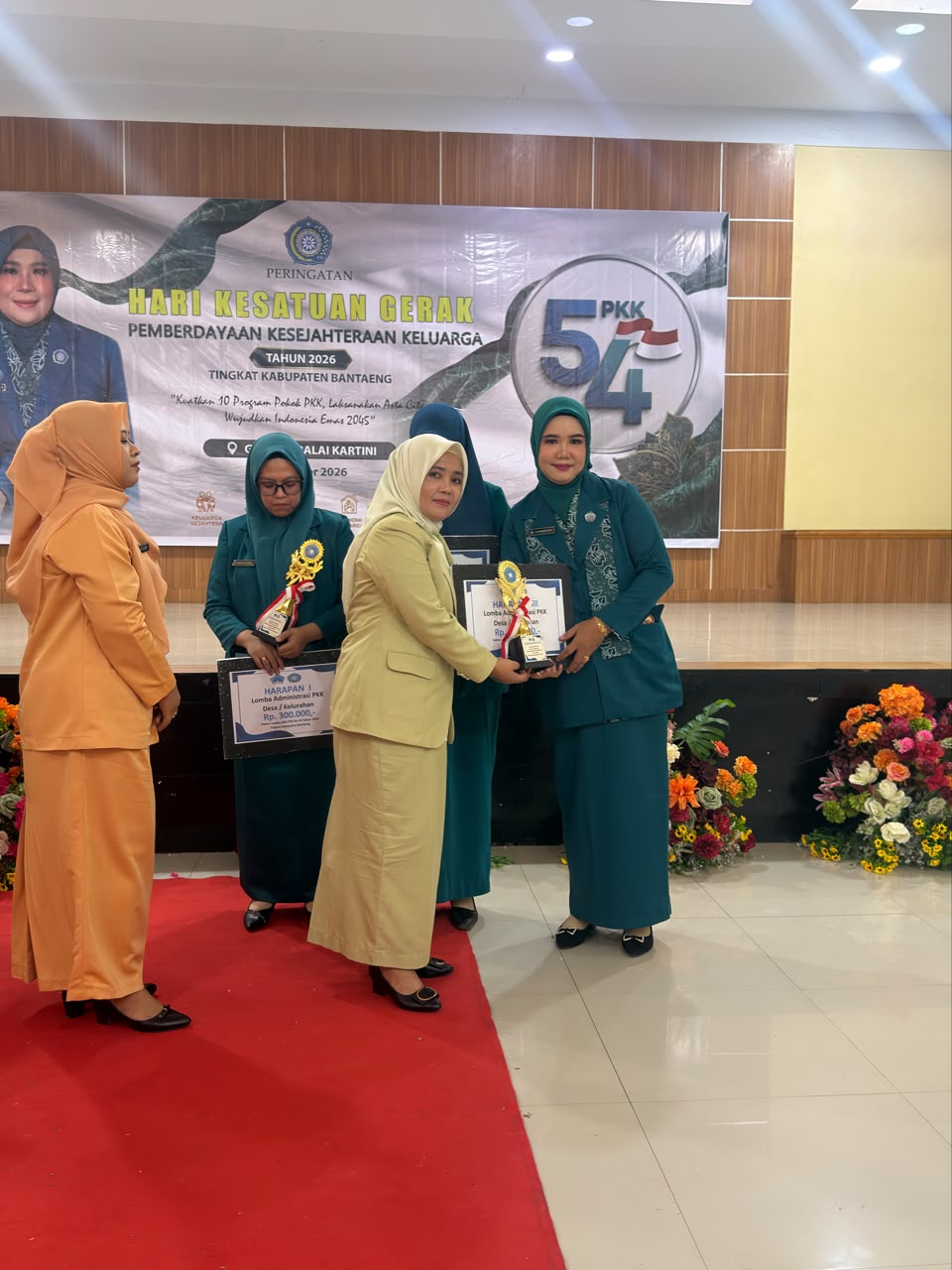 BANGGA! Kelurahan Lembang Raih Juara Harapan III Lomba Administrasi PKK Desa/Kelurahan pada Peringatan HKG PKK 2026 Kabupaten Bantaeng